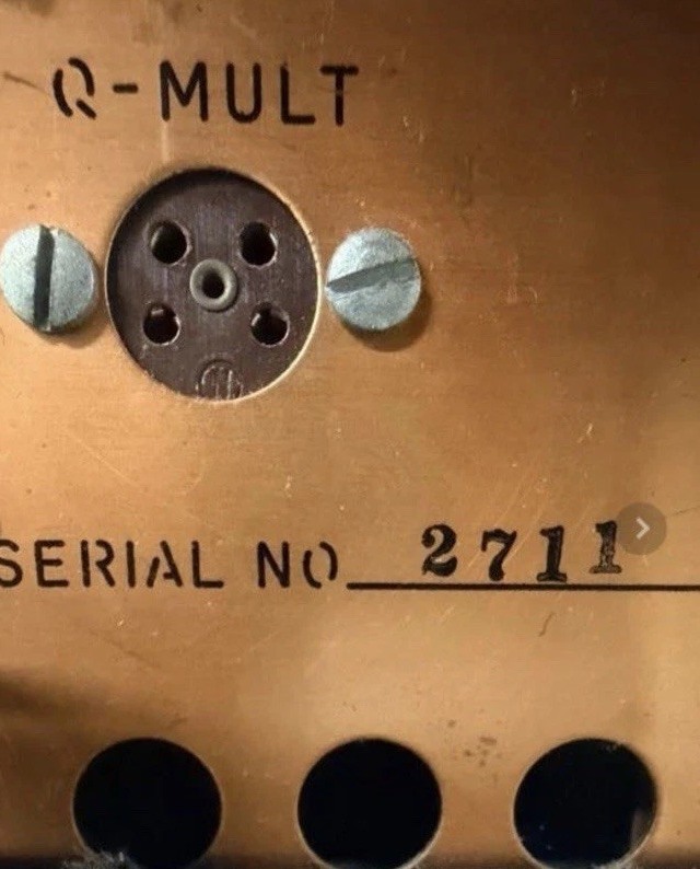 Drake 2-B rear apron stamped SERIAL NO 2711